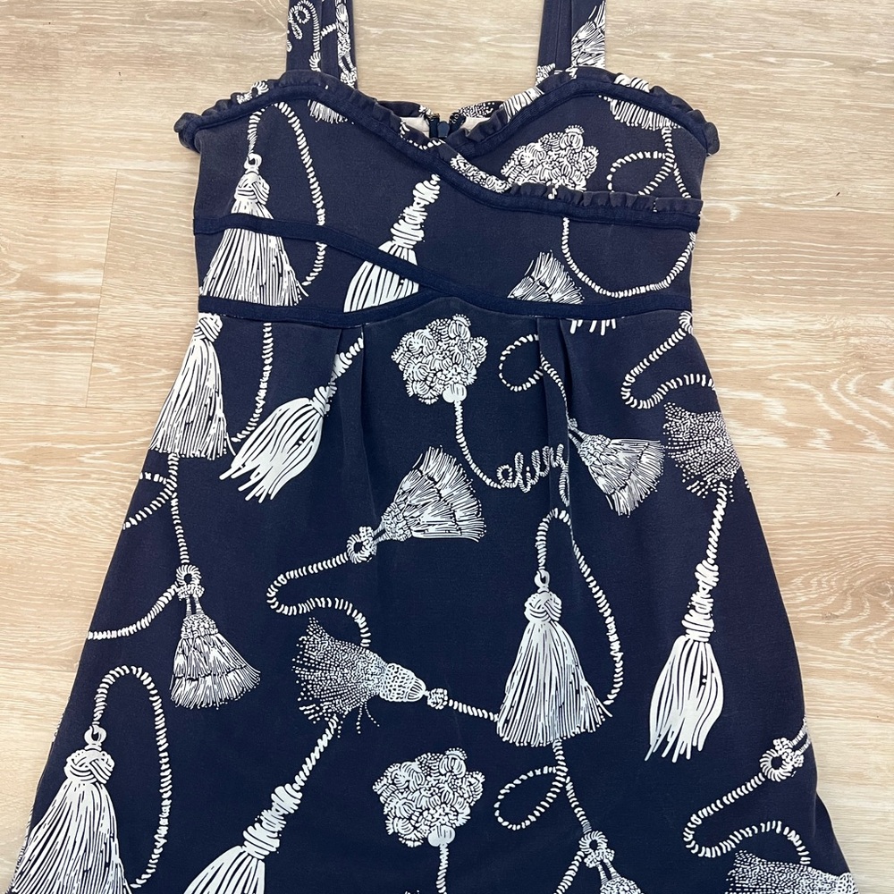 Lilly Pulitzer Navy and White Dress